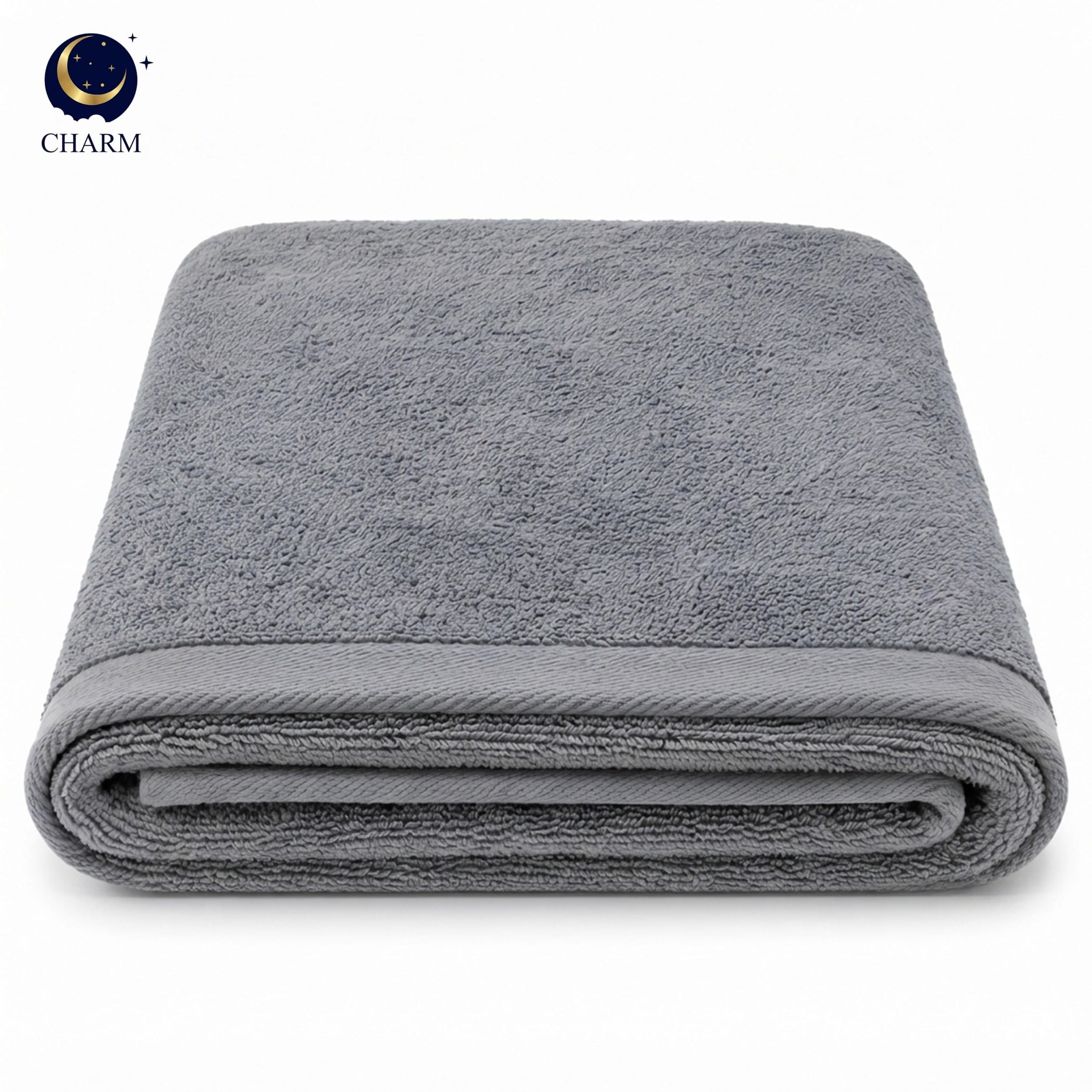 ผ้าขนหนู CHARM POOL ขนาด 100X150 ซม. สี GREY_2